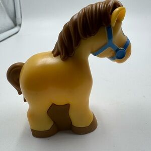 Fisher Price Little People 2018 Brown Tan Horse Farm Animal Toy Figure